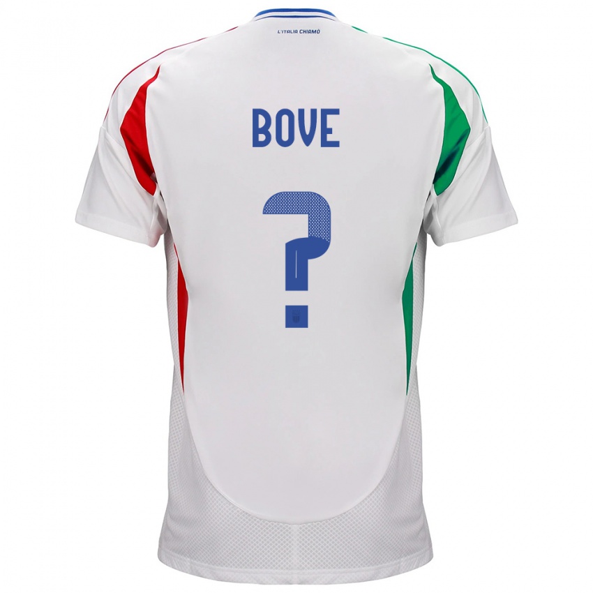 Niño Camiseta Italia Edoardo Bove #0 Blanco 2ª Equipación 24-26 La Camisa Argentina