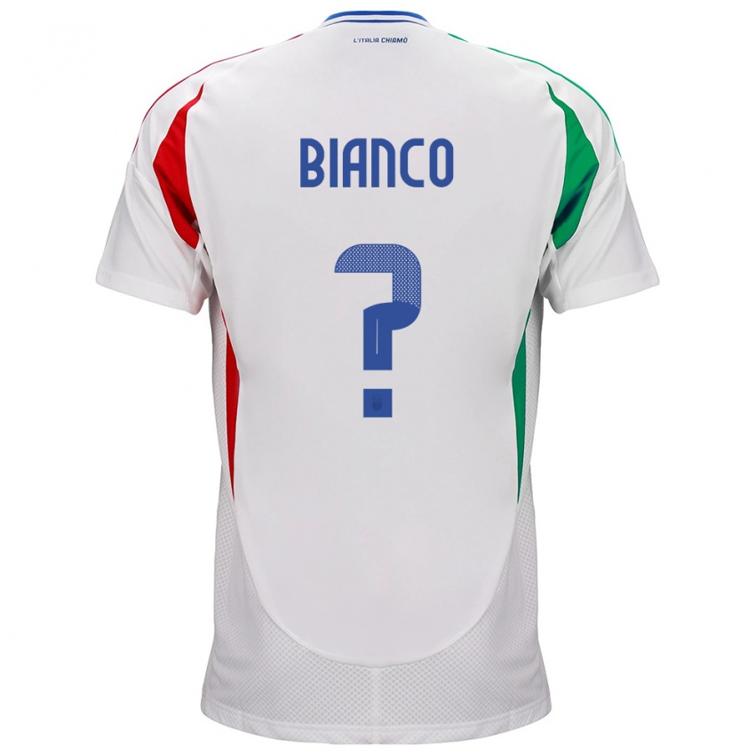 Niño Camiseta Italia Alessandro Bianco #0 Blanco 2ª Equipación 24-26 La Camisa Argentina