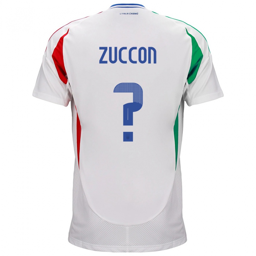 Niño Camiseta Italia Federico Zuccon #0 Blanco 2ª Equipación 24-26 La Camisa Argentina