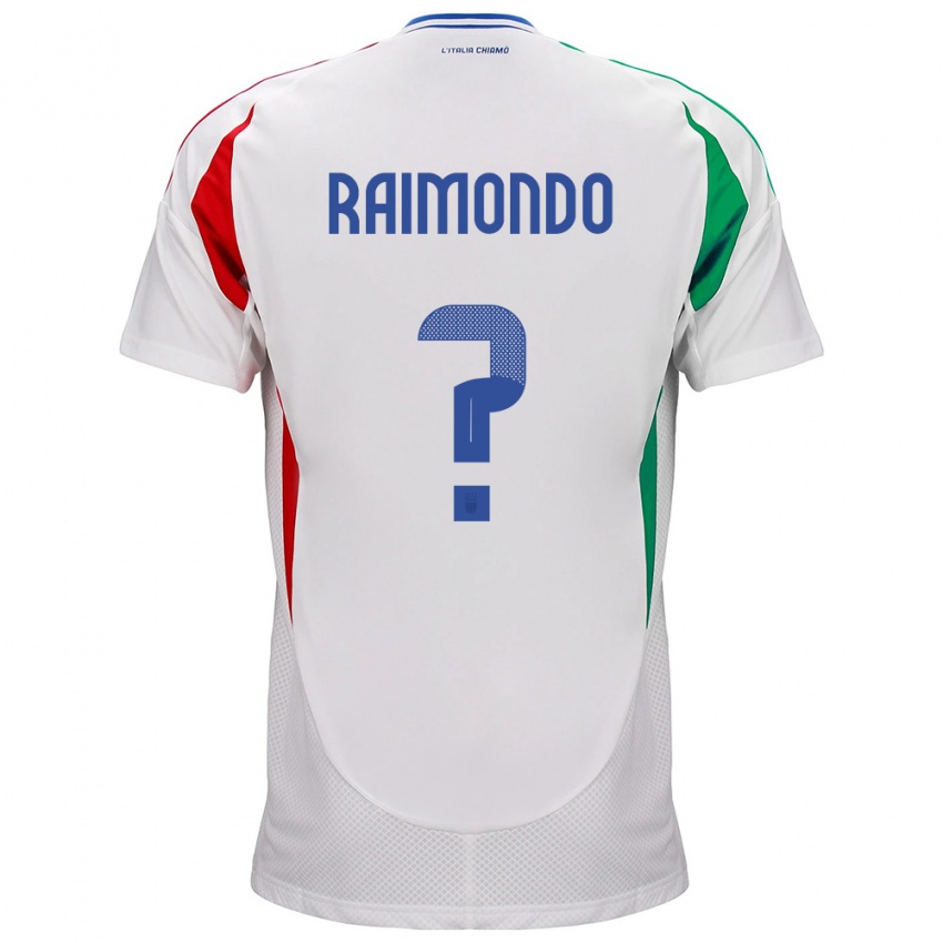 Niño Camiseta Italia Antonio Raimondo #0 Blanco 2ª Equipación 24-26 La Camisa Argentina