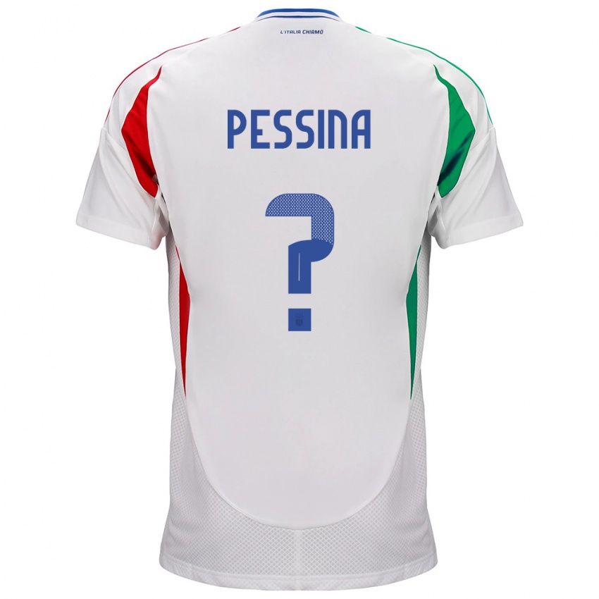 Niño Camiseta Italia Massimo Pessina #0 Blanco 2ª Equipación 24-26 La Camisa Argentina