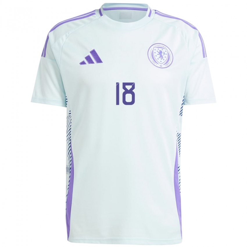 Niño Camiseta Escocia Rudi Molotnikov #18 Azul Menta Claro 2ª Equipación 24-26 La Camisa Argentina