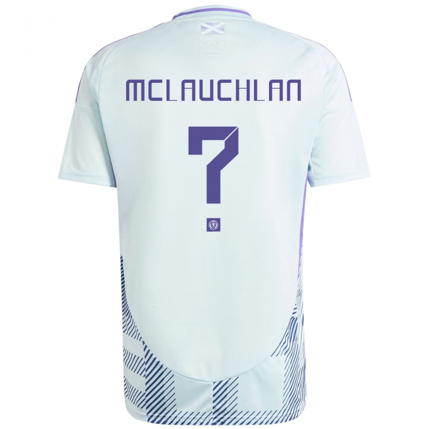 Niño Camiseta Escocia Rachel Mclauchlan #0 Azul Menta Claro 2ª Equipación 24-26 La Camisa Argentina