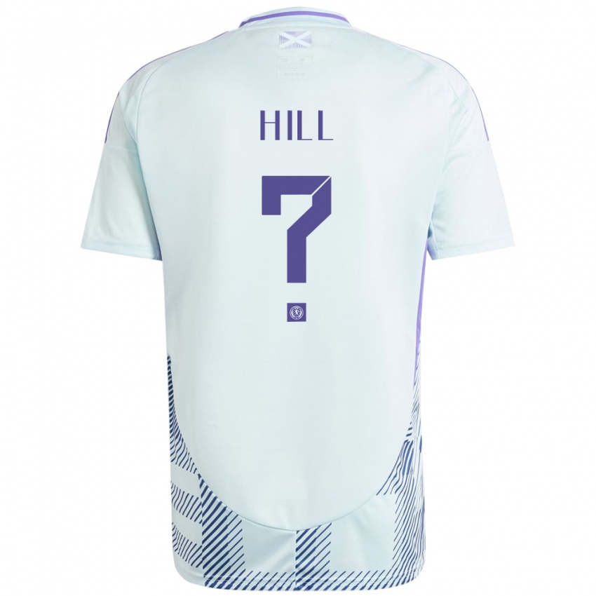 Niño Camiseta Escocia Kathryn Hill #0 Azul Menta Claro 2ª Equipación 24-26 La Camisa Argentina