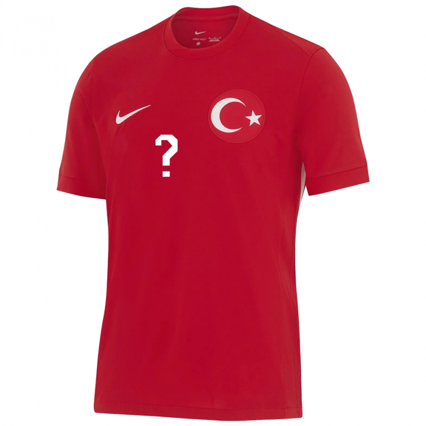 Niño Camiseta Turquía Yiğit Metin Yumak #0 Rojo 2ª Equipación 24-26 La Camisa Argentina