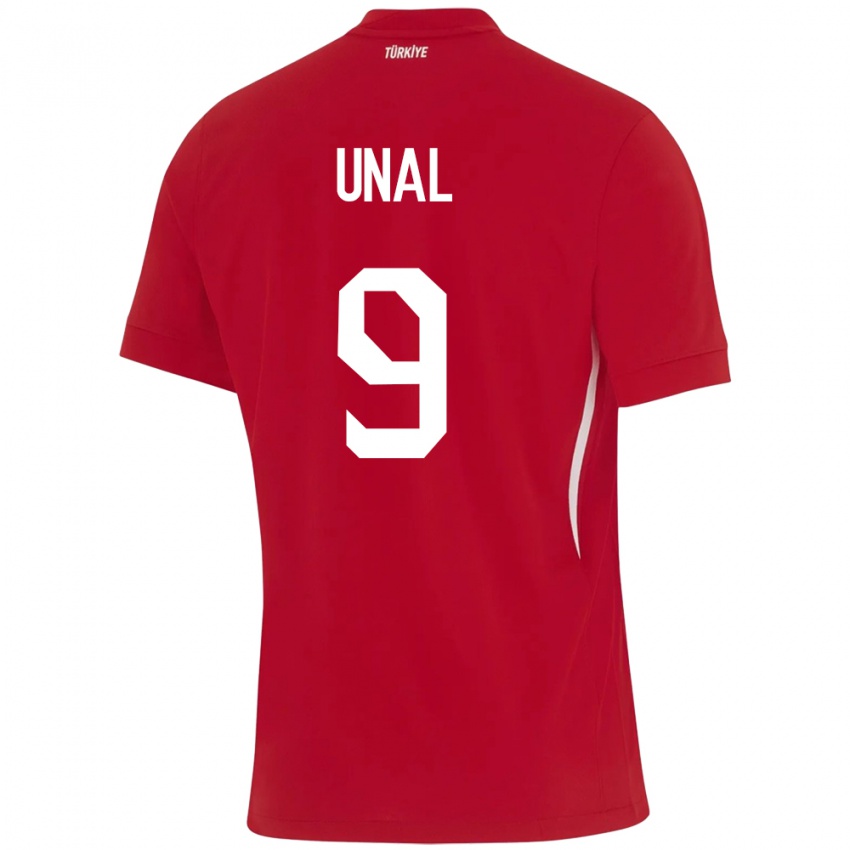 Niño Camiseta Turquía Enes Ünal #9 Rojo 2ª Equipación 24-26 La Camisa Argentina