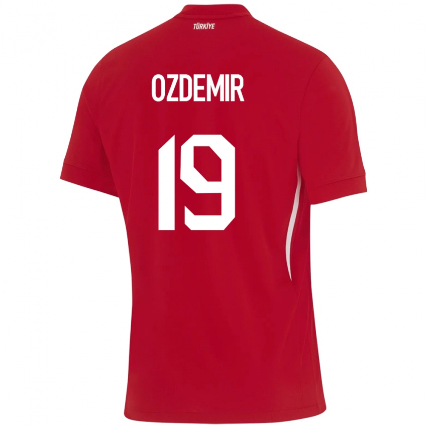 Niño Camiseta Turquía Halil Özdemir #19 Rojo 2ª Equipación 24-26 La Camisa Argentina