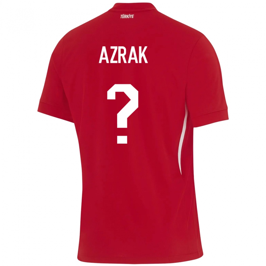 Niño Camiseta Turquía Yunus Azrak #0 Rojo 2ª Equipación 24-26 La Camisa Argentina