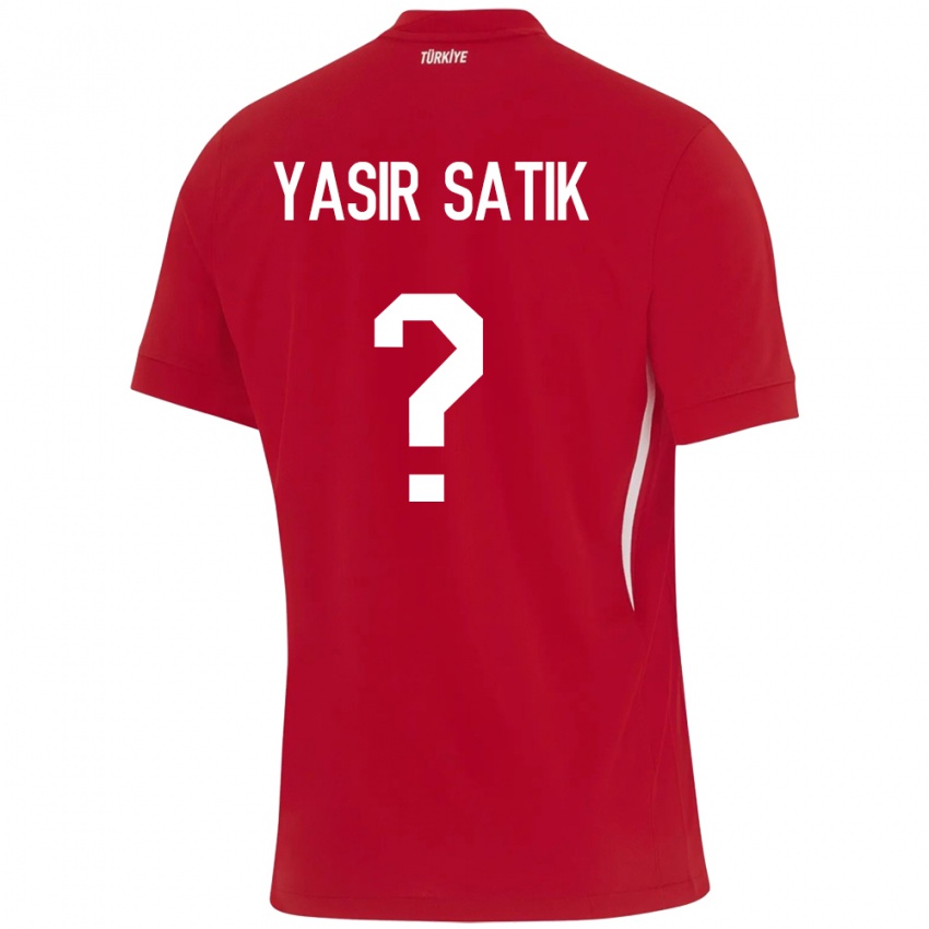 Niño Camiseta Turquía Üveys Yasir Satık #0 Rojo 2ª Equipación 24-26 La Camisa Argentina