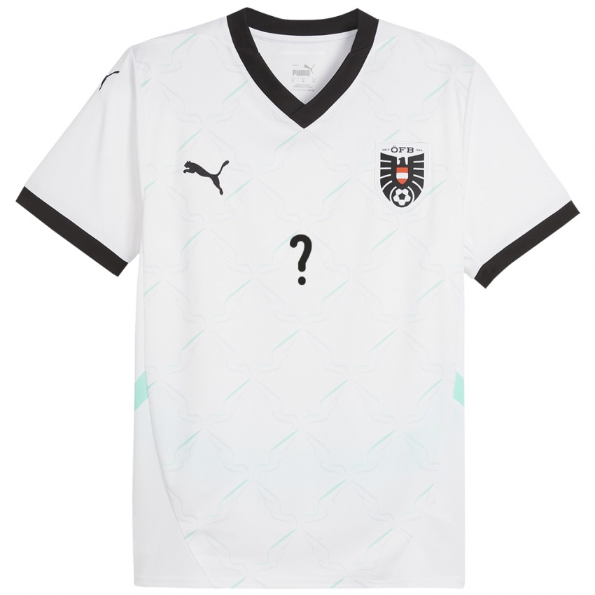 Niño Camiseta Austria Mücahit Ibrahimoglu #0 Blanco 2ª Equipación 24-26 La Camisa Argentina