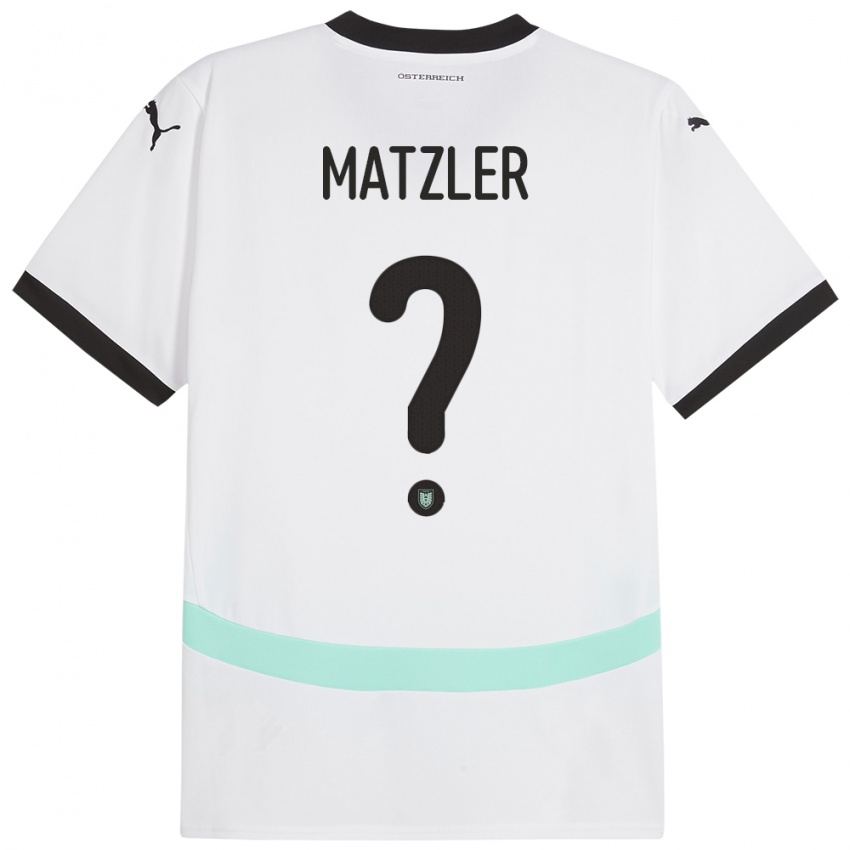 Niño Camiseta Austria Leo Mätzler #0 Blanco 2ª Equipación 24-26 La Camisa Argentina