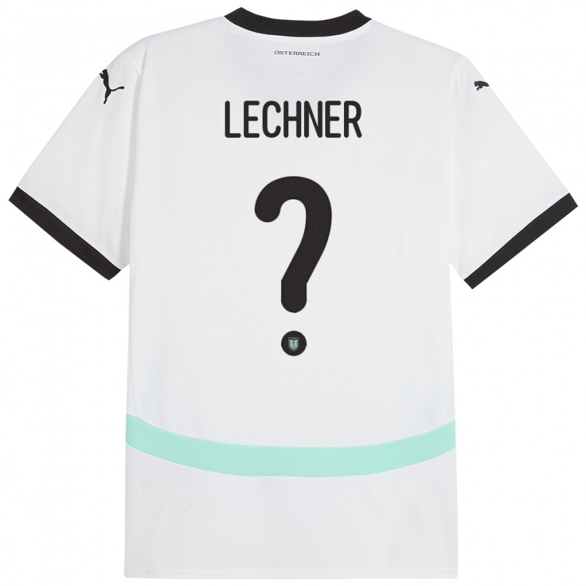 Niño Camiseta Austria Dominik Lechner #0 Blanco 2ª Equipación 24-26 La Camisa Argentina