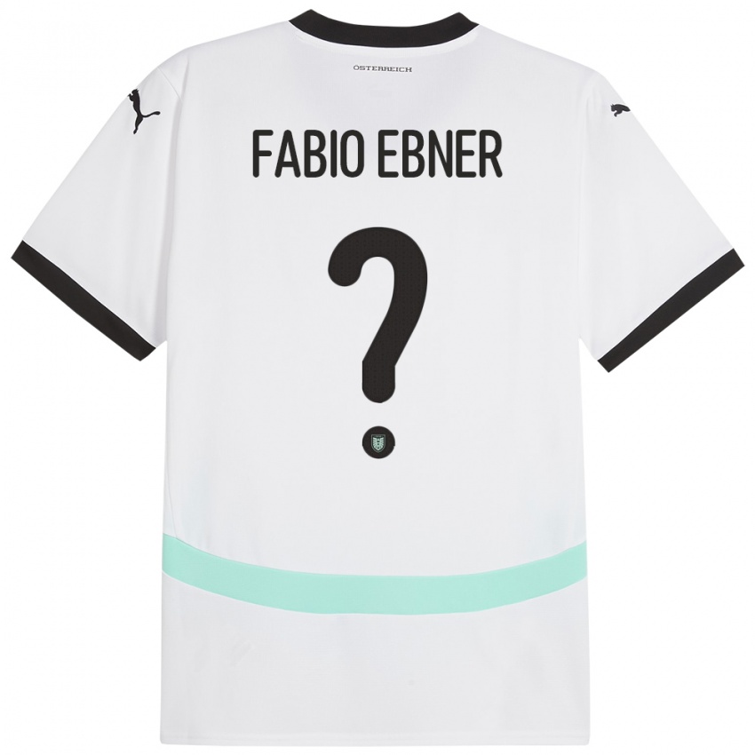 Niño Camiseta Austria Fabio Ebner #0 Blanco 2ª Equipación 24-26 La Camisa Argentina