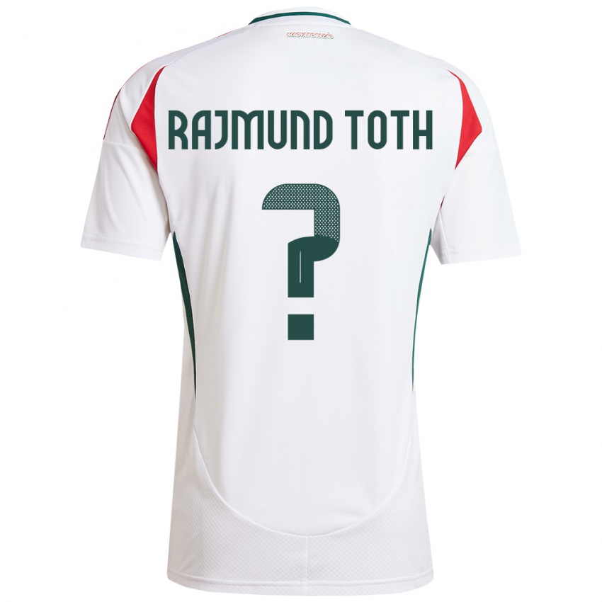 Niño Camiseta Hungría Rajmund Tóth #0 Blanco 2ª Equipación 24-26 La Camisa Argentina