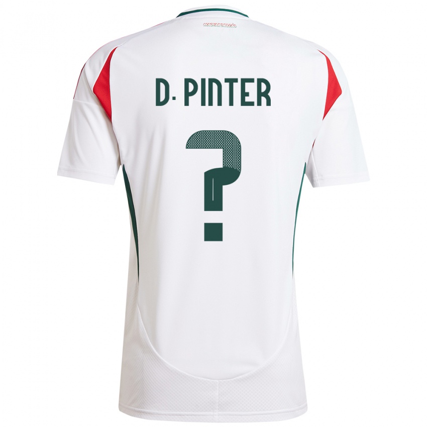 Niño Camiseta Hungría Daniel Pinter #0 Blanco 2ª Equipación 24-26 La Camisa Argentina