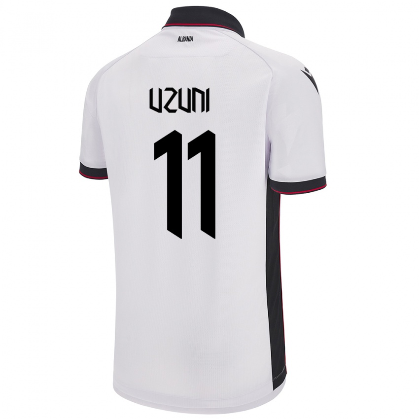 Niño Camiseta Albania Myrto Uzuni #11 Blanco 2ª Equipación 24-26 La Camisa Argentina