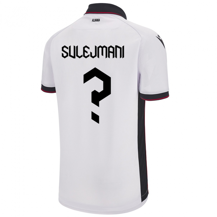 Niño Camiseta Albania Muhadin Sulejmani #0 Blanco 2ª Equipación 24-26 La Camisa Argentina