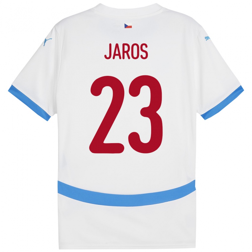 Niño Camiseta Chequia Vitezslav Jaros #23 Blanco 2ª Equipación 24-26 La Camisa Argentina