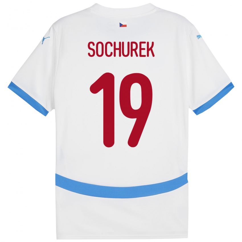 Niño Camiseta Chequia Hugo Sochurek #19 Blanco 2ª Equipación 24-26 La Camisa Argentina