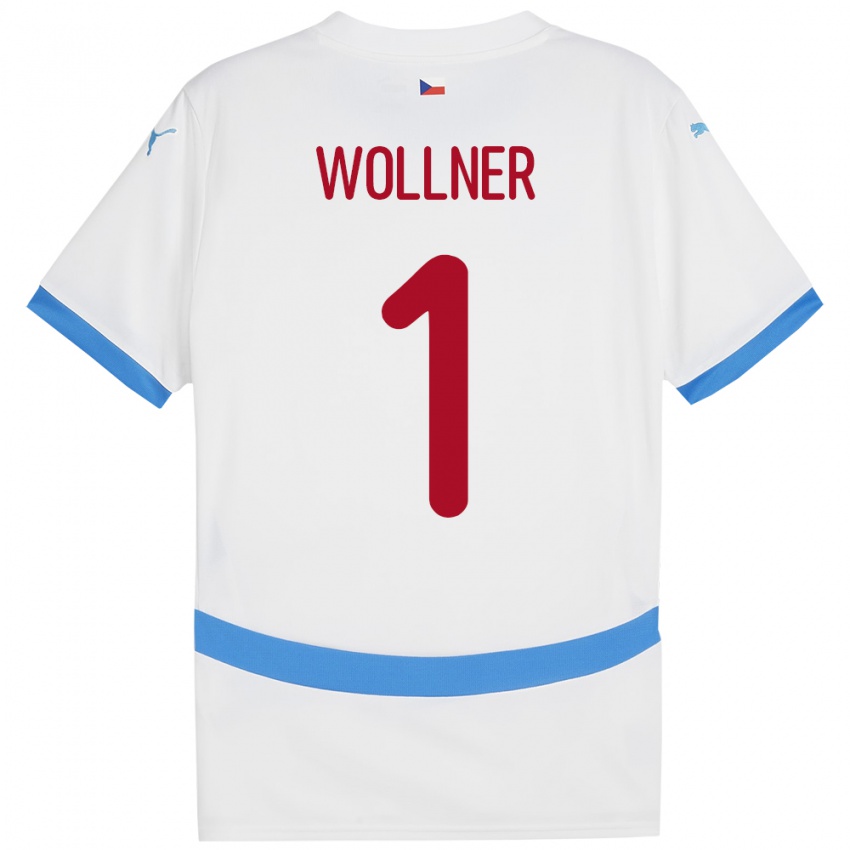 Niño Camiseta Chequia Vojtech Wollner #1 Blanco 2ª Equipación 24-26 La Camisa Argentina