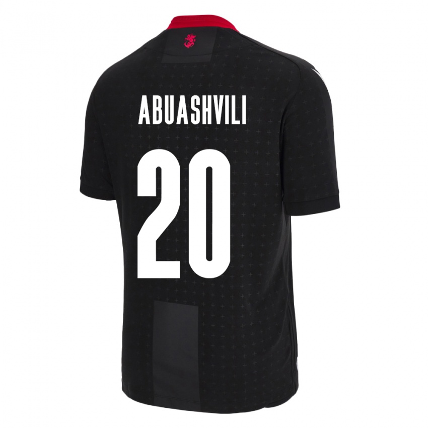 Niño Camiseta Georgia Giorgi Abuashvili #20 Negro 2ª Equipación 24-26 La Camisa Argentina