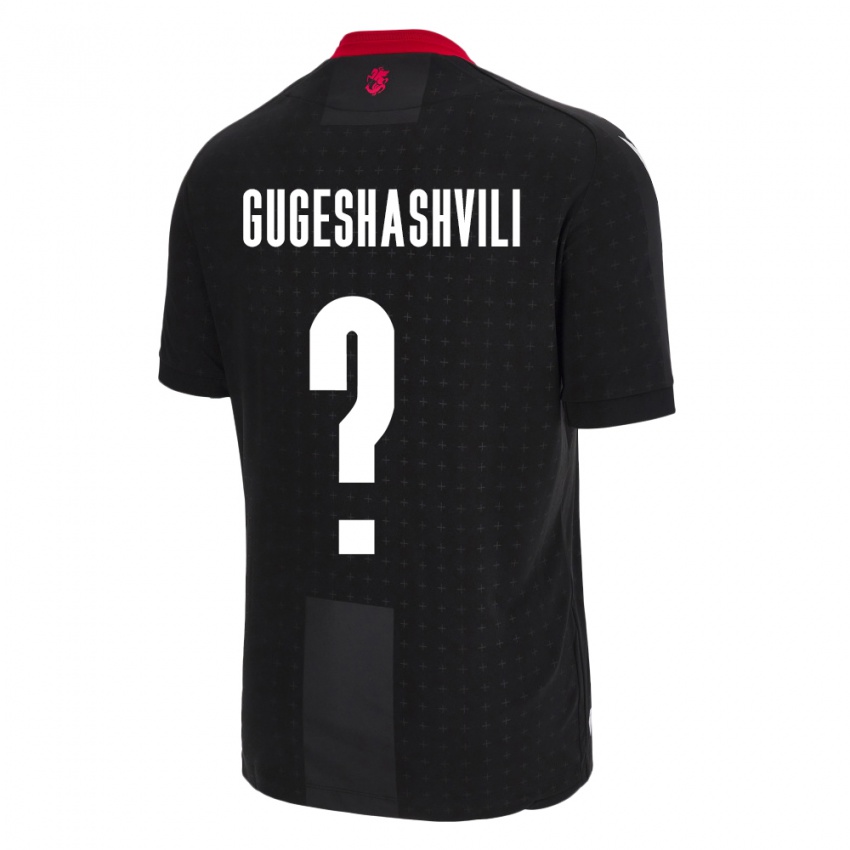 Niño Camiseta Georgia Zaza Gugeshashvili #0 Negro 2ª Equipación 24-26 La Camisa Argentina