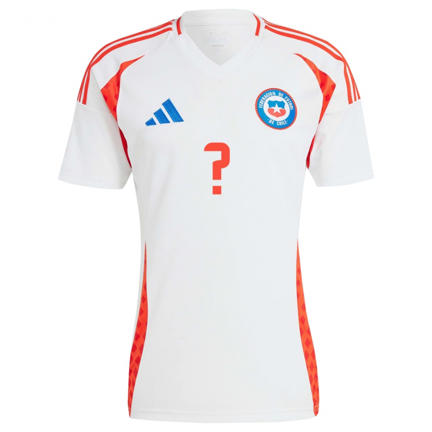 Niño Camiseta Chile Vicente Vargas #0 Blanco 2ª Equipación 24-26 La Camisa Argentina