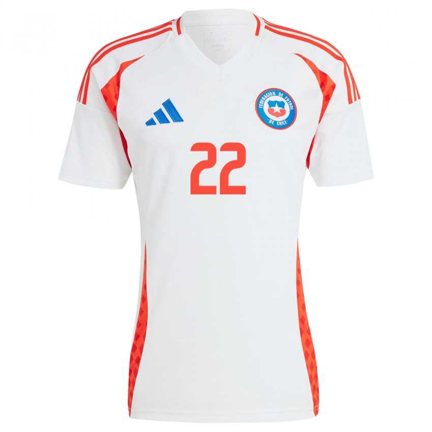 Niño Camiseta Chile Martín Maturana #22 Blanco 2ª Equipación 24-26 La Camisa Argentina