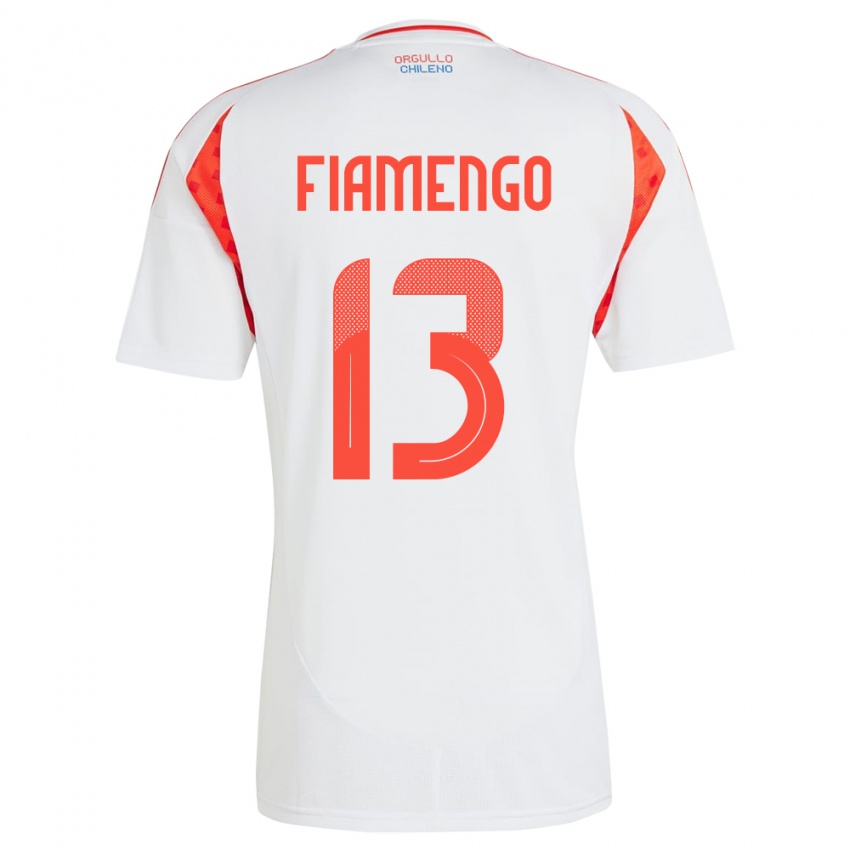 Niño Camiseta Chile Darko Fiamengo #13 Blanco 2ª Equipación 24-26 La Camisa Argentina