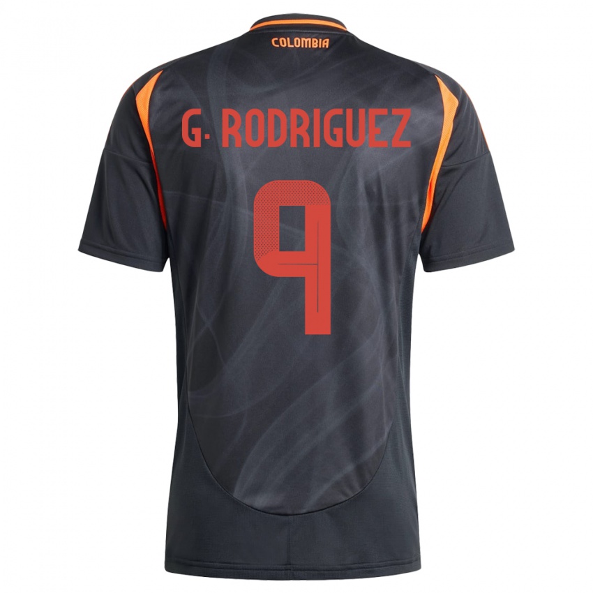 Niño Camiseta Colombia Gabriela Rodríguez #9 Negro 2ª Equipación 24-26 La Camisa Argentina