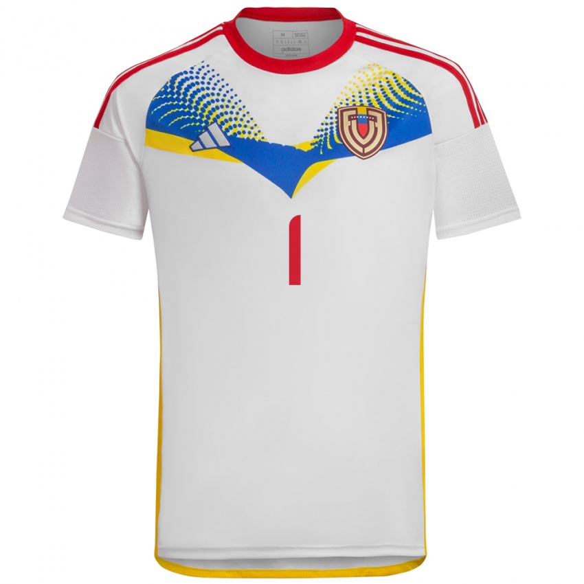 Niño Camiseta Venezuela Jorge Sánchez #1 Blanco 2ª Equipación 24-26 La Camisa Argentina