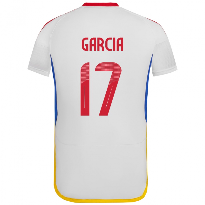 Niño Camiseta Venezuela Gabriela García #17 Blanco 2ª Equipación 24-26 La Camisa Argentina