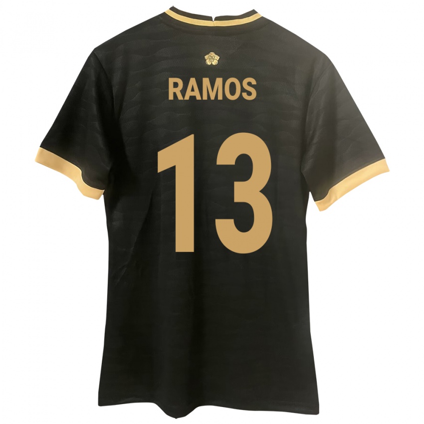 Niño Camiseta Panamá Jiovany Ramos #13 Negro 2ª Equipación 24-26 La Camisa Argentina