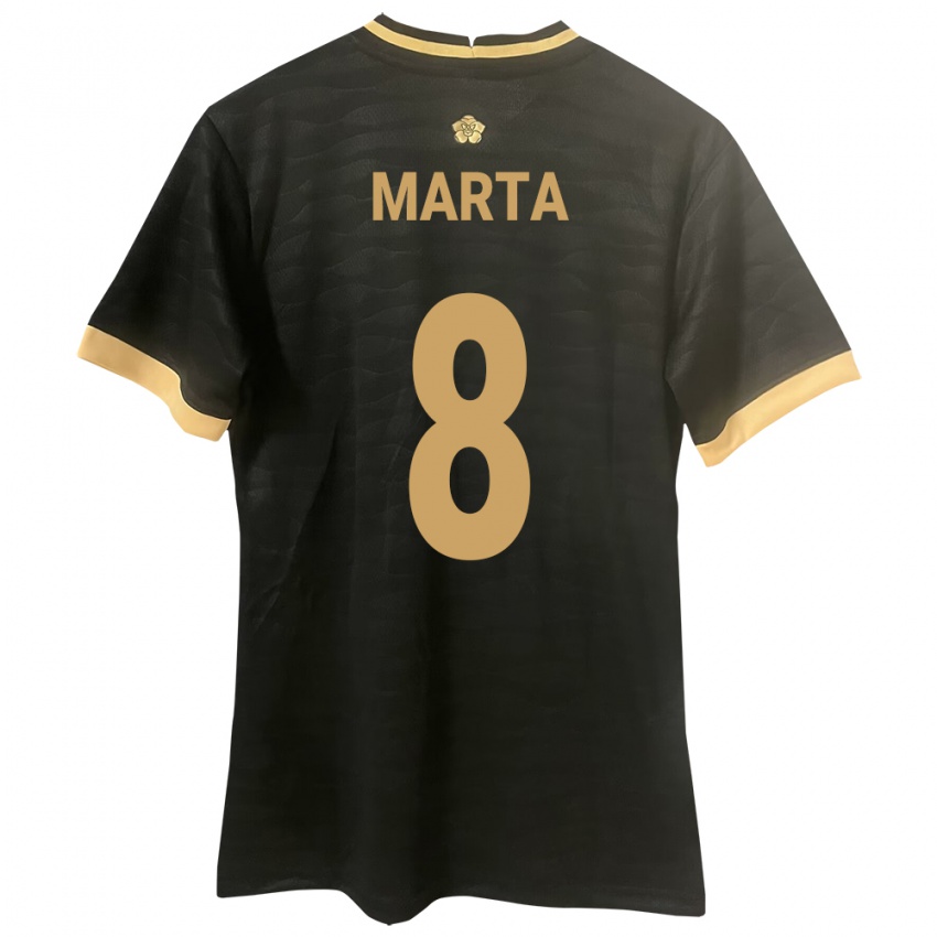 Niño Camiseta Panamá Aldair Marta #8 Negro 2ª Equipación 24-26 La Camisa Argentina
