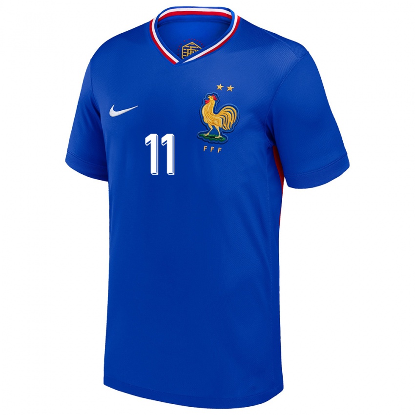 Hombre Camiseta Francia Amine Gouiri #11 Azul 1ª Equipación 24-26 La Camisa Argentina