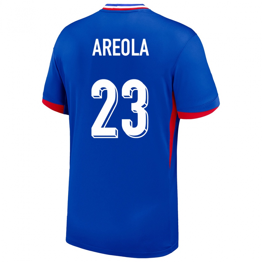 Hombre Camiseta Francia Alphonse Areola #23 Azul 1ª Equipación 24-26 La Camisa Argentina