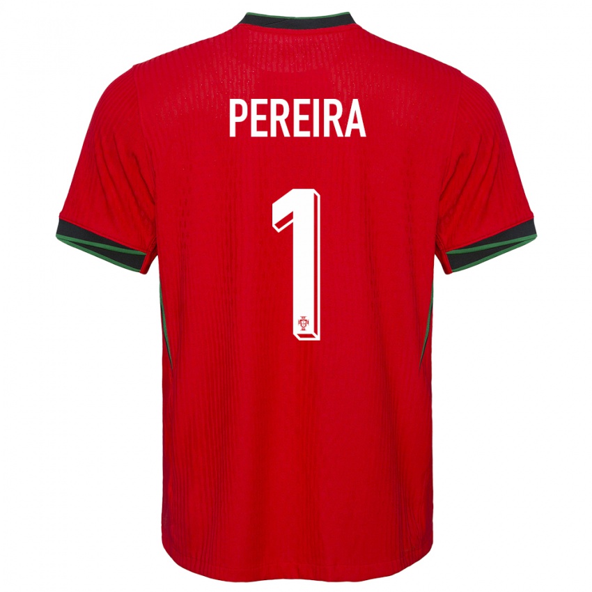 Hombre Camiseta Portugal Ines Pereira #1 Rojo 1ª Equipación 24-26 La Camisa Argentina