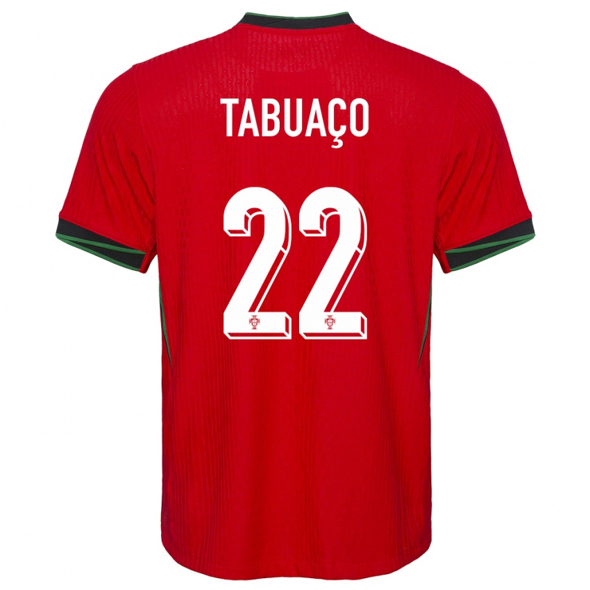 Hombre Camiseta Portugal Goncalo Tabuaco #22 Rojo 1ª Equipación 24-26 La Camisa Argentina