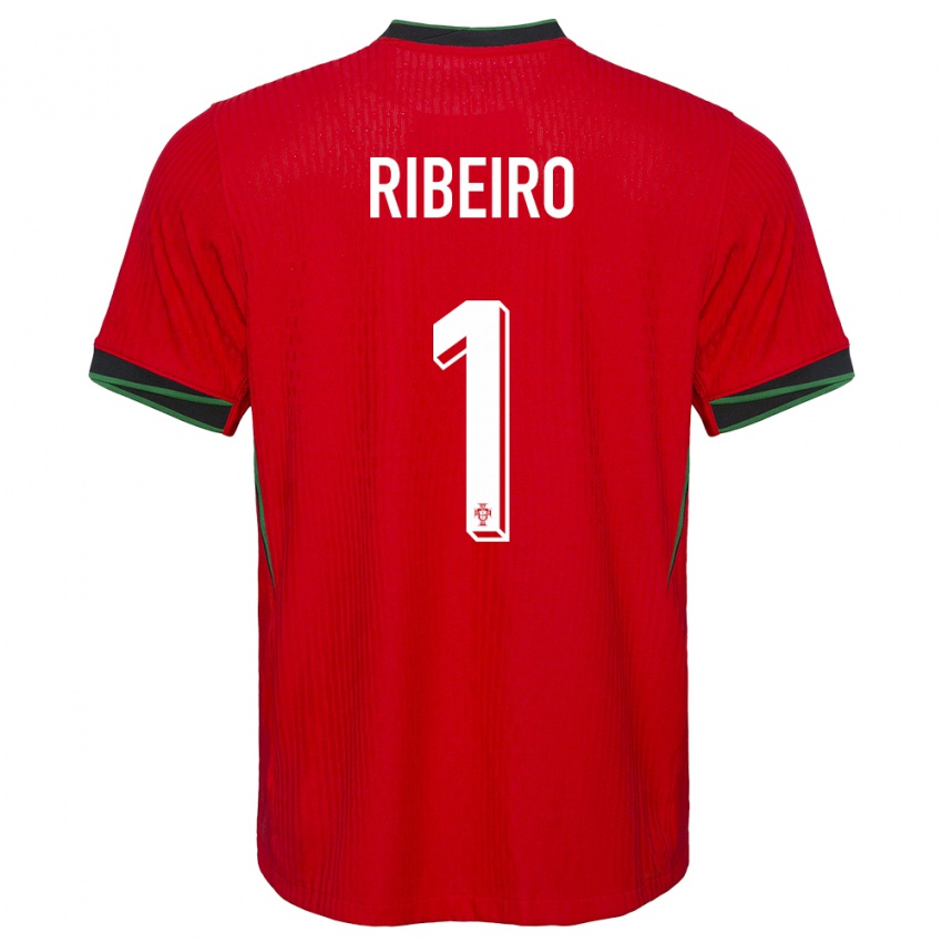 Hombre Camiseta Portugal Goncalo Ribeiro #1 Rojo 1ª Equipación 24-26 La Camisa Argentina