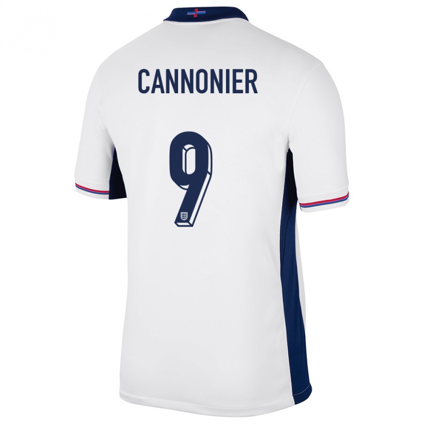 Hombre Camiseta Inglaterra Oakley Cannonier #9 Blanco 1ª Equipación 24-26 La Camisa Argentina