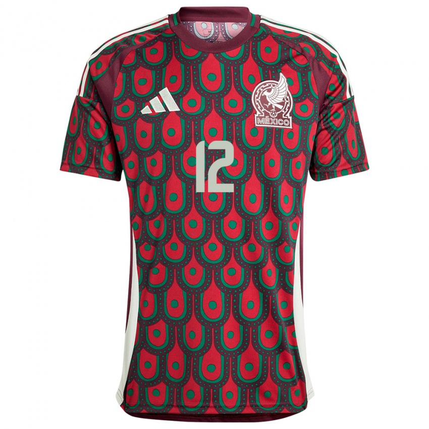 Hombre Camiseta México Carlos Acevedo #122 Granate 1ª Equipación 24-26 La Camisa Argentina