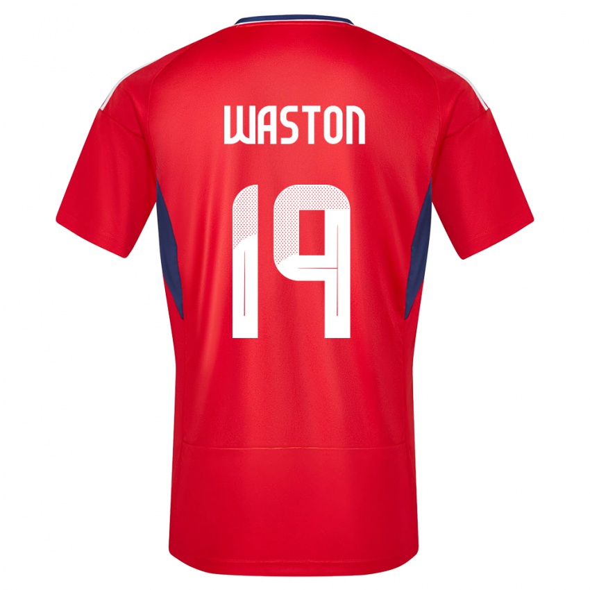 Hombre Camiseta Costa Rica Kendall Waston #19 Rojo 1ª Equipación 24-26 La Camisa Argentina