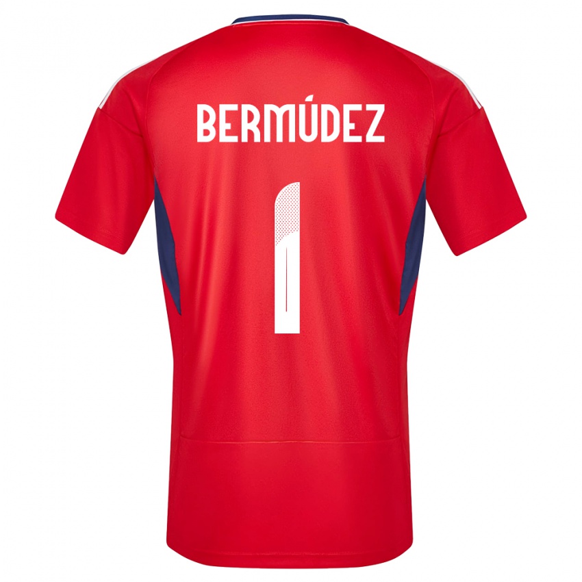 Hombre Camiseta Costa Rica Noelia Bermudez #1 Rojo 1ª Equipación 24-26 La Camisa Argentina