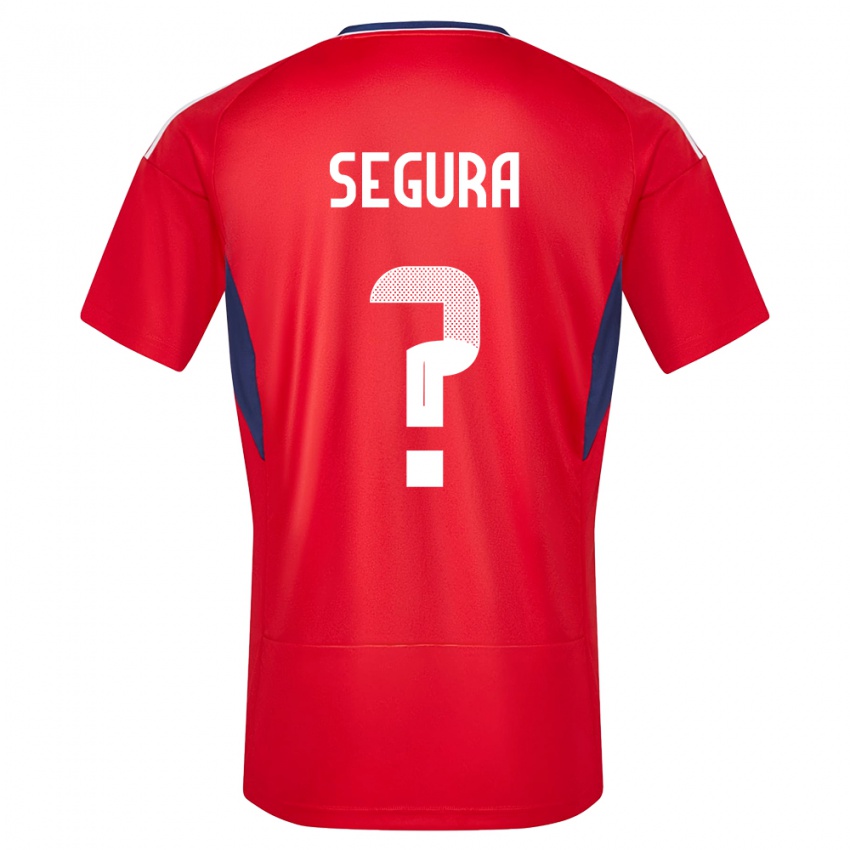 Hombre Camiseta Costa Rica Oscar Segura #0 Rojo 1ª Equipación 24-26 La Camisa Argentina