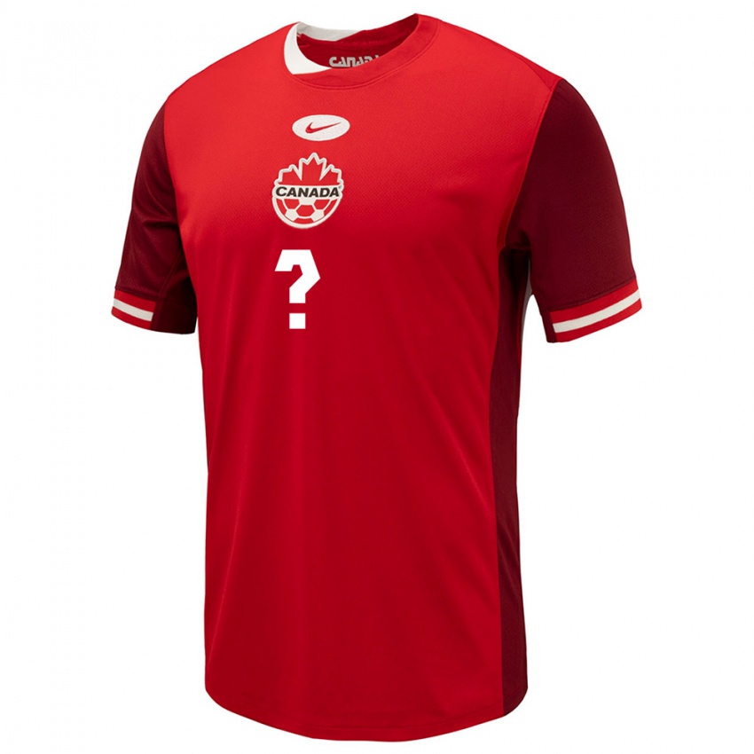 Hombre Camiseta Canadá Joshue Ndakala #0 Rojo 1ª Equipación 24-26 La Camisa Argentina