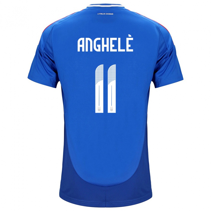 Hombre Camiseta Italia Lorenzo Anghelè #11 Azul 1ª Equipación 24-26 La Camisa Argentina