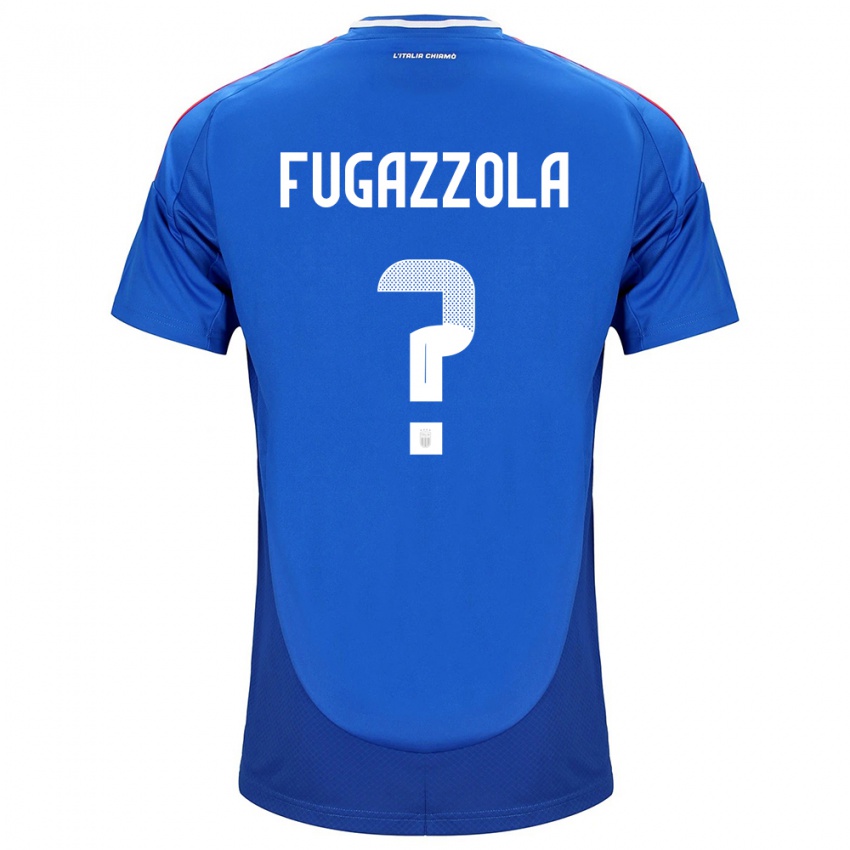 Hombre Camiseta Italia Marcello Fugazzola #0 Azul 1ª Equipación 24-26 La Camisa Argentina