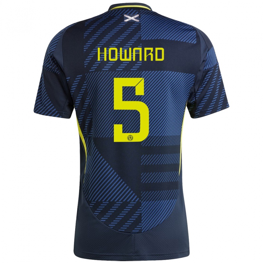 Hombre Camiseta Escocia Sophie Howard #5 Azul Oscuro 1ª Equipación 24-26 La Camisa Argentina