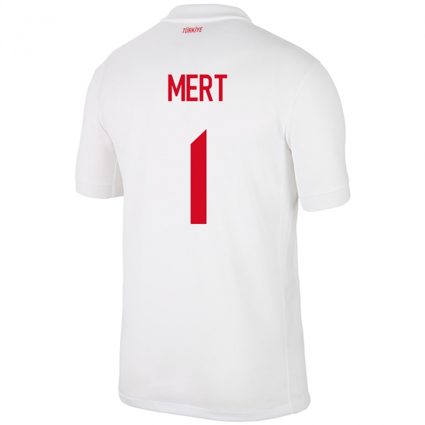 Hombre Camiseta Turquía Mert Günok #1 Blanco 1ª Equipación 24-26 La Camisa Argentina