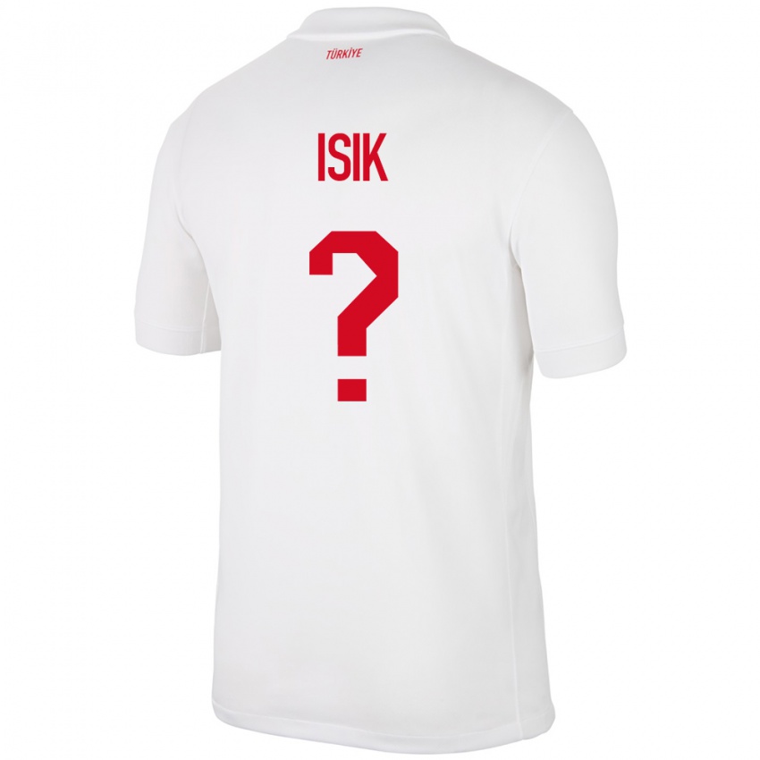 Hombre Camiseta Turquía Emre Işık #0 Blanco 1ª Equipación 24-26 La Camisa Argentina